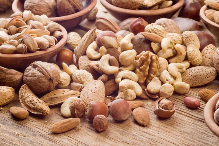 Cashews and Almonds