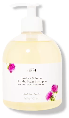 100% Pure Burdock and Neem Healthy Scalp Shampoo