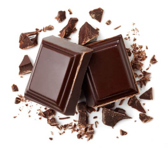 Dark chocolate for skin