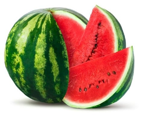 watermelon white background