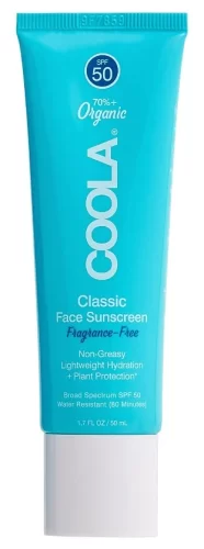 COOLA Organic Face Sunscreen without Oxybenzone and Octinoxate