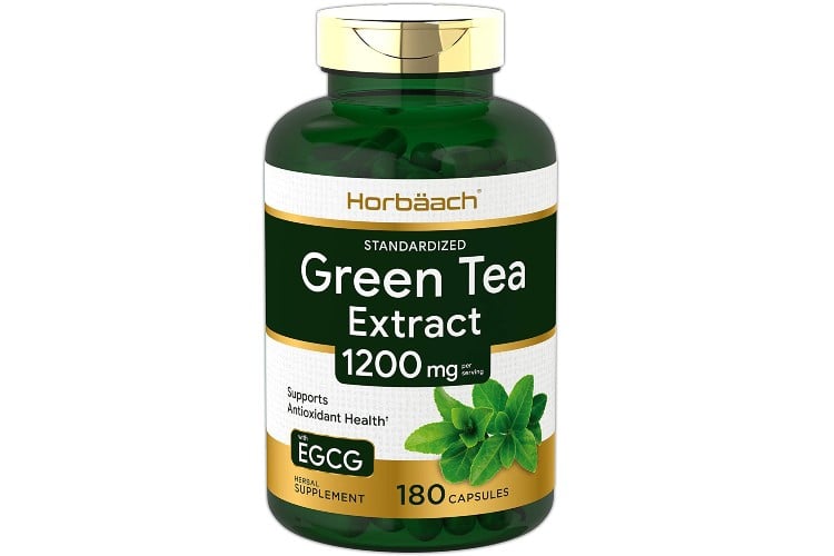 Horbäach EGCG Green Tea Extract Pills 