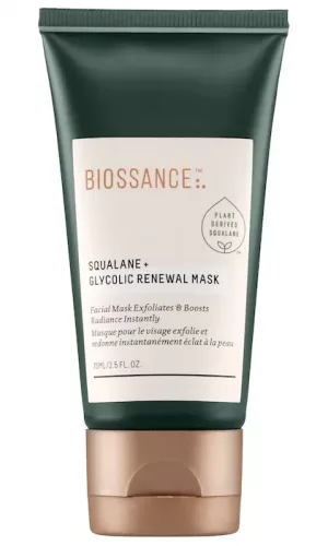 Biossance Squalane + Glycolic Renewal Mask