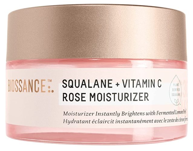 Biossance Squalane + Vitamin C Rose Moisturizer