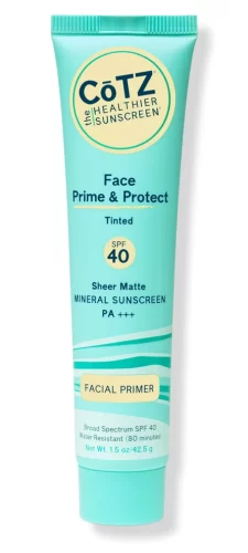 Cotz Face Prime & Protect Tinted Sunscreen For Oily Skin