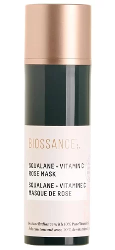 Biossance Squalane + Vitamin C Rose Mask