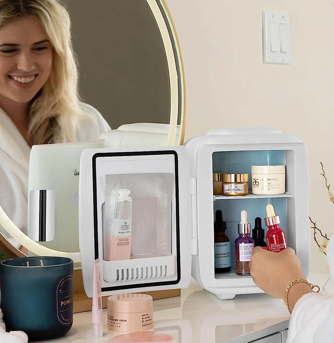 mini fridge to store skincare products